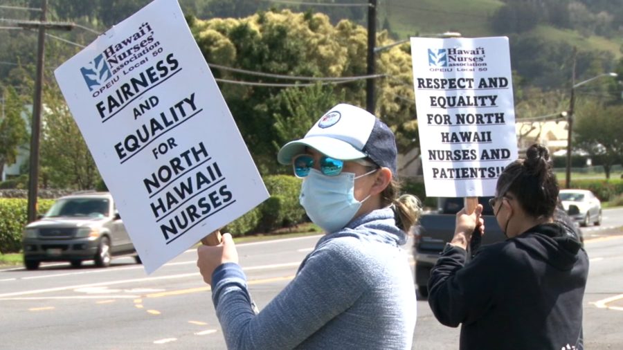 VIDEO: Nurses Take A Stand In Waimea