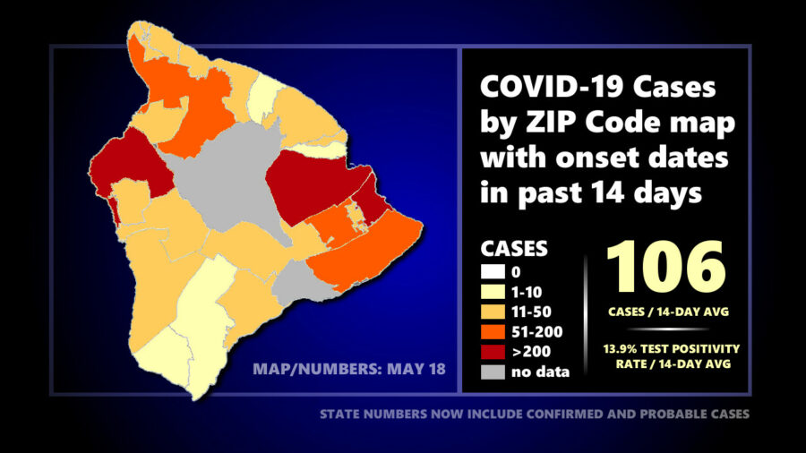 Hawaiʻi COVID-19 Weekly Update: 850 Cases On Big Island