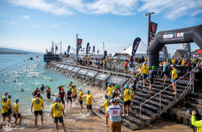 IRONMAN 2022 Photos Of Men’s Swim In Kona