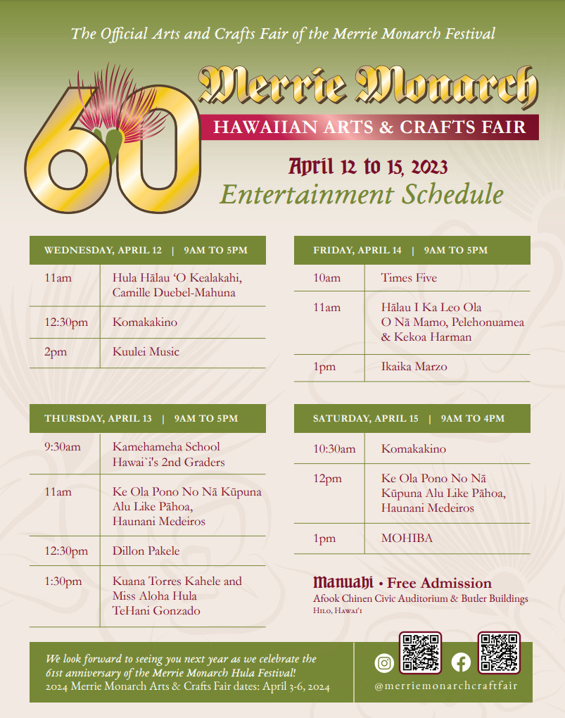 Merrie Monarch Craft Fair 2025