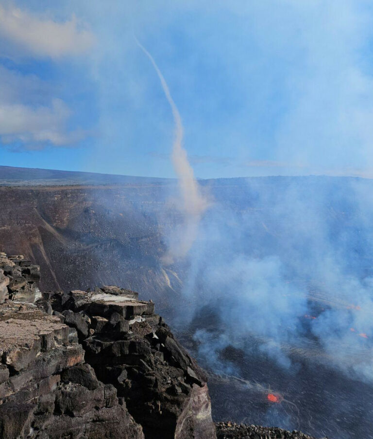 VIDEO Kilauea Volcano Eruption Update Wind Vortex, New Map