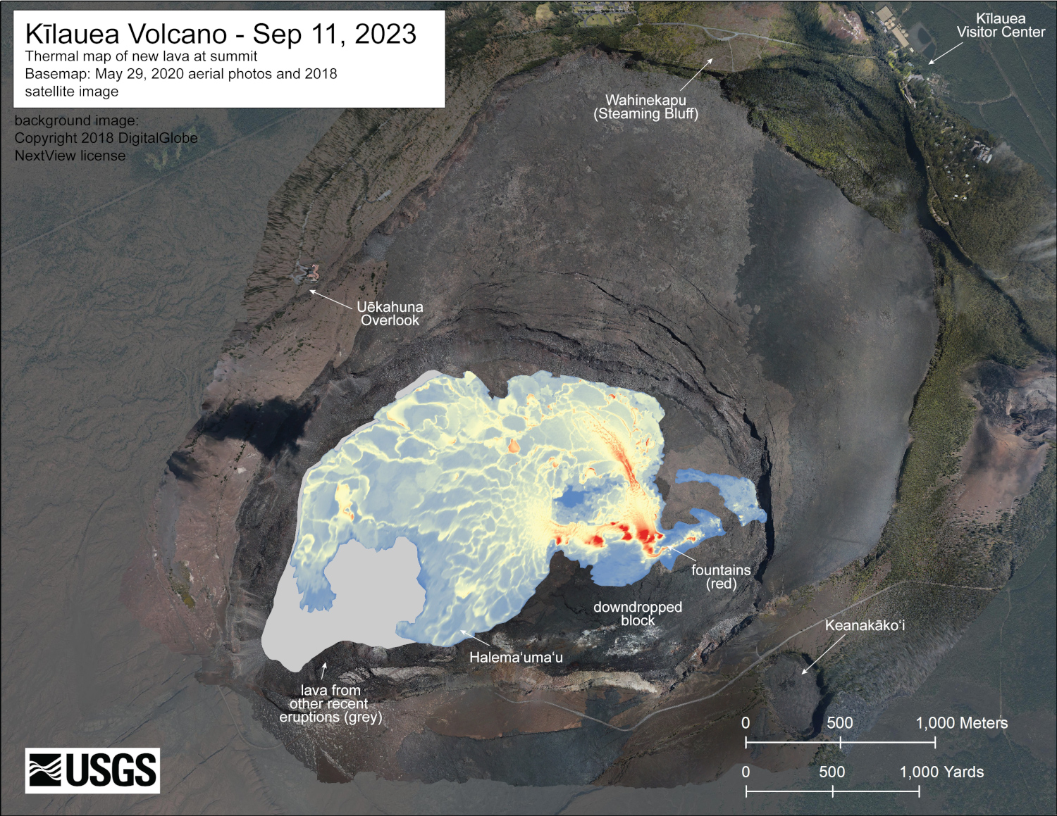 Kilauea Volcano Google Maps September 12 2025 K lauea Summit 