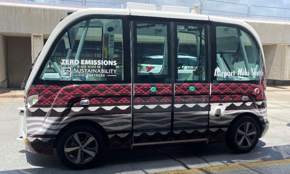 Autonomous Shuttle Launched At Honolulu Airport