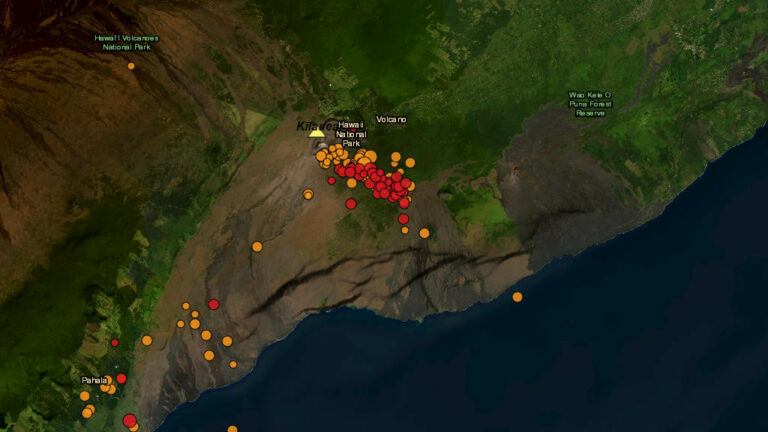 Sudden Earthquake Increase At Kīlauea Volcano Prompts USGS Statement